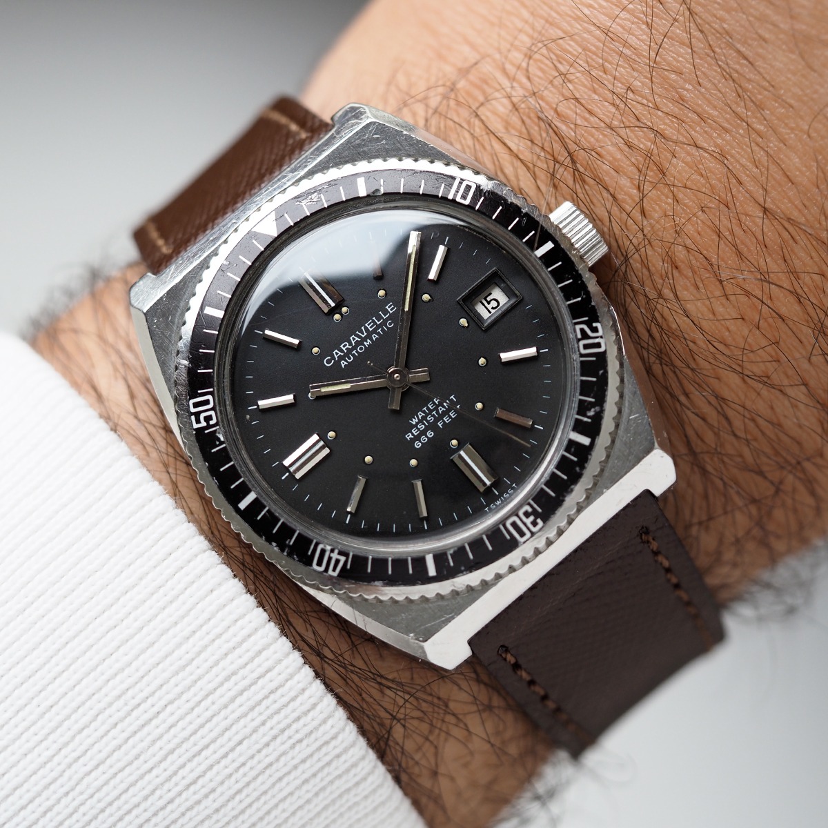 Caravelle - Automatic Vintage Diver 666 Feet Réf. 3026-OKACD