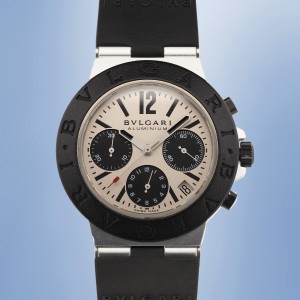 Bulgari - Diagono Chronograph Aluminium Circa 2005 Ref. AC38TA