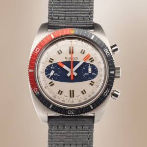 Bulova - 666 Feet Vintage Chronograph "Devil Diver" Circa 1971 Ref. 825-1