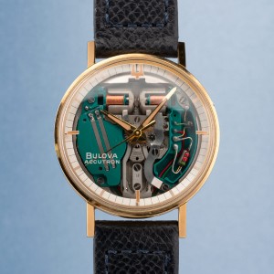 Bulova - Accutron Spaceview Vintage Cal. 214 gold plated