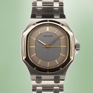 Credor - Seiko "Nautellipse & Royal Oak Style" Twinquartz High Accuracy Quartz Circa 1990 Ref. 9661-5000