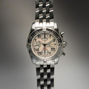 Breitling - Chrono Cockpit Mother of Pearl Dial Full Set Ref. A13358