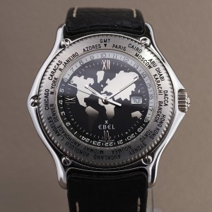 Ebel - Voyager World Time Automatic with box and papers Ref. 9124913
