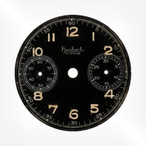 Hanhart - Dial and parts for Hanhart flyback chronograph