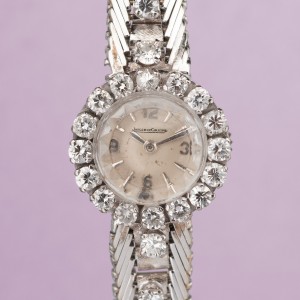 Jaeger-LeCoultre - Vintage 18k white gold with diamonds for ladies