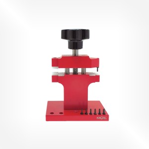 Horotec - Press for fitting/removing press-in pushers and crown tubes, with 7 stakes