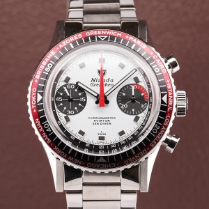 Nivada - Chronomaster Aviator Sea Diver Singer Paul Newman Inter. Bezel 38mm Full Set 2024