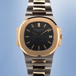 Patek Philippe - Nautilus Jumbo Ref. 3700/11 Two Tone from 1984 with extract of archives
