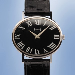 Piaget - Vintage Oval 9P Mechanical 18k White Gold Ref. 9871