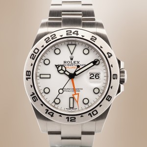 Rolex - Oyster Perpetual Date Explorer II "Polar" Full Set Circa 2021 Ref. 216570