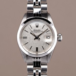 Rolex - Oyster Perpetual Date "Linen Dial" Circa 1972 Ref. 6916