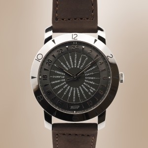 Tissot - Heritage Navigator 160th Anniversary Navigator WorldTimer Brown Full Set Circa 2013 Ref. T078.641.16.057.00