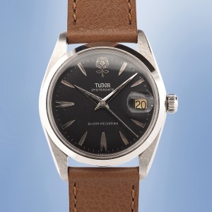 Tudor - Prince Oysterdate Big Rose Black Matte Dial Circa 1965 Ref. 7962