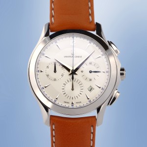 Universal Genève - Okeanos chronograph white dial Ref. 871.128