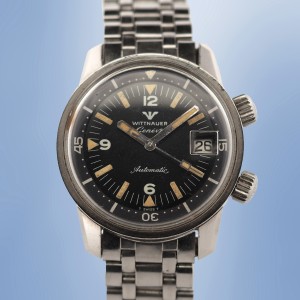 Wittnauer - Super Compressor Vintage Diver with box Circa 1960 Ref. 8007