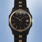 Universal Genève - NOS Polerouter Black PVD 31mm Quartz Circa 1990