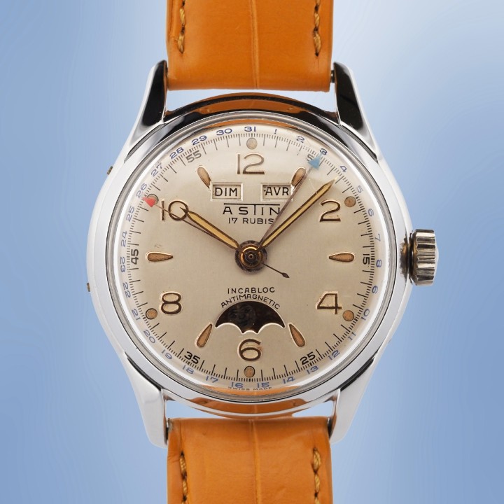Astin - Vintage Triple Calendar Moonphase Ref. 3819
