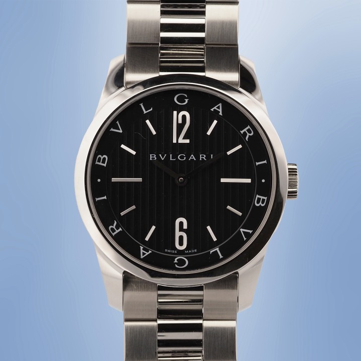 Bulgari - Solotempo Quartz Full Set Ref. ST 37 S