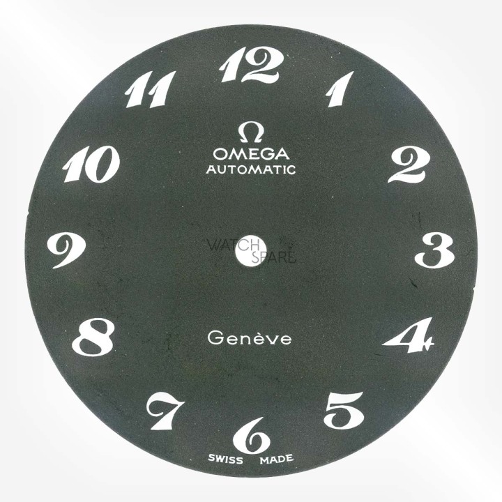 Omega - Automatic Genève black dial with Breguet numerals for Ref. 165.0041