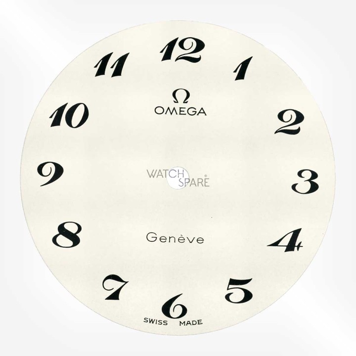 Omega - Automatic Genève white dial with Breguet numerals for Ref. 165.0041