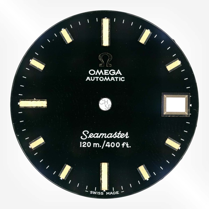 Omega - Seamaster 120m/400ft black for Ref. 166.088
