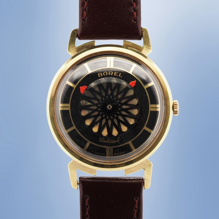 Ernest Borel - Cocktail Mystery Kaleidoscope Dial Vintage Circa 1960