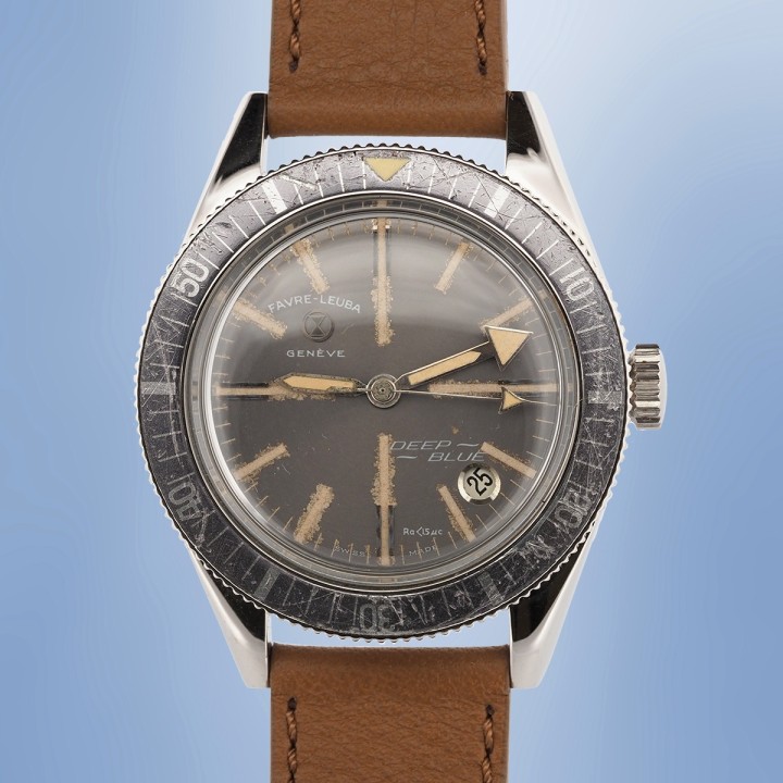 Favre Leuba - Deep Blue Vintage Radium Rare Ref. 59603