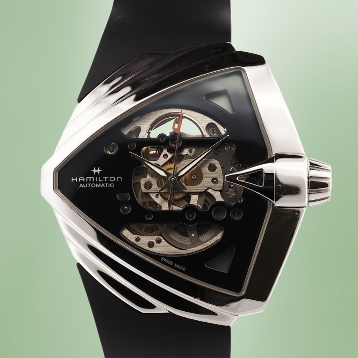 Hamilton - Shaped Ventura XXL Skeleton Automatic Circa 2021 Ref. H24625330
