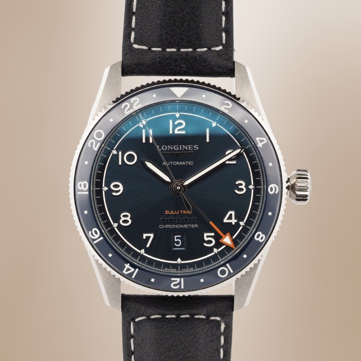 Longines - Spirit Zulu Time GMT Blue Full Set Ref. L3.812.4