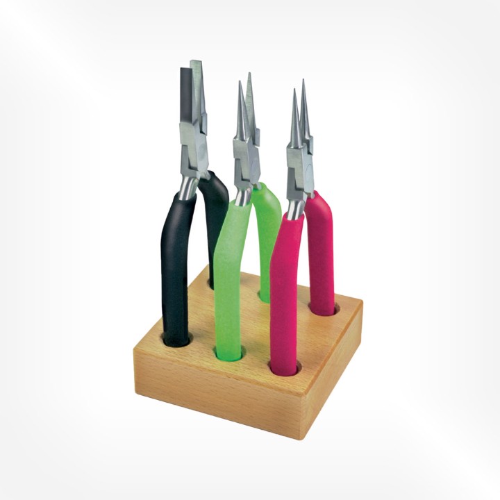 Horotec - Assortment of 3 pliers with anti-skid handles