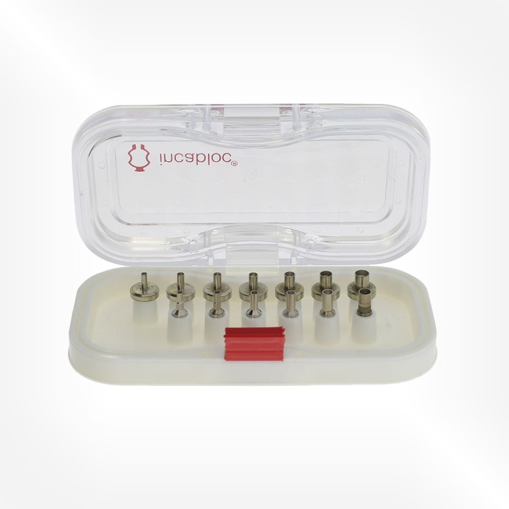 Incabloc - assortment Incabloc, 6 pushers & 7 stakes