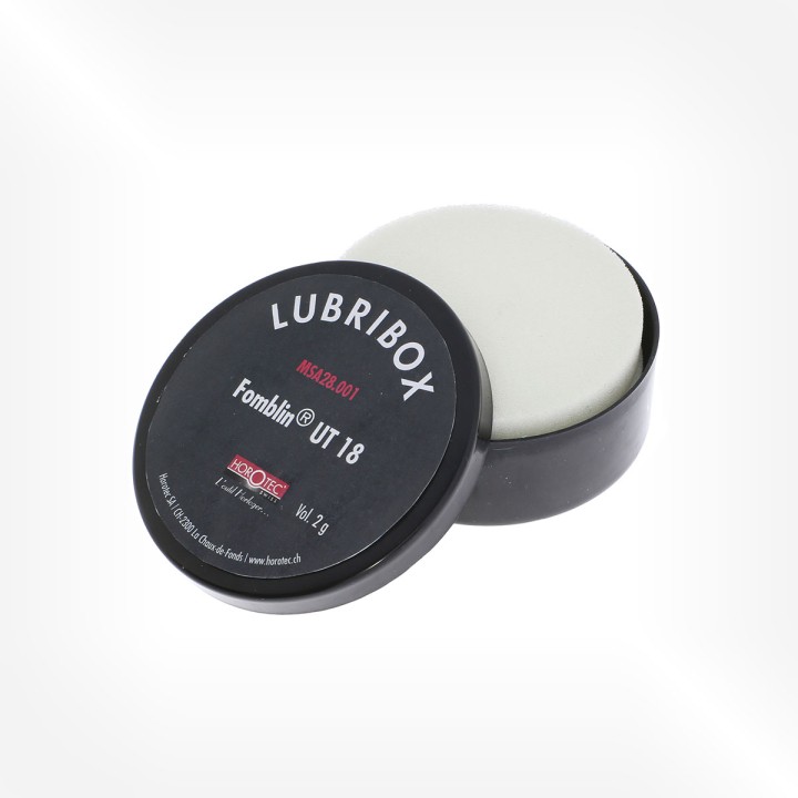 Lubribox - Lubribox with 2 foam cushions and grease fomblin UT18