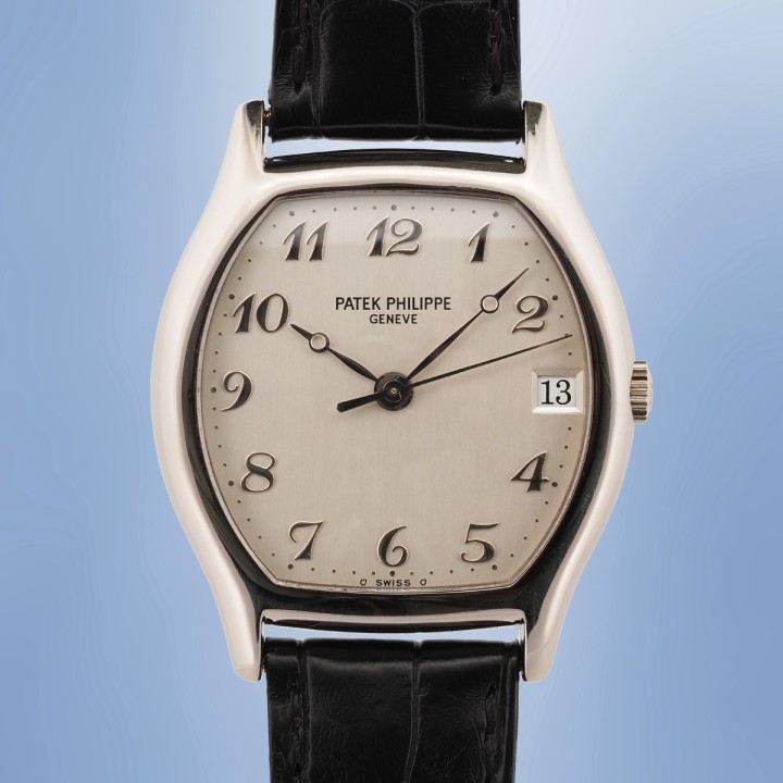 Patek Philippe - Gondolo Tonneau White Gold Cal. 315 SC Circa 1996 Complete Set Ref. 5030