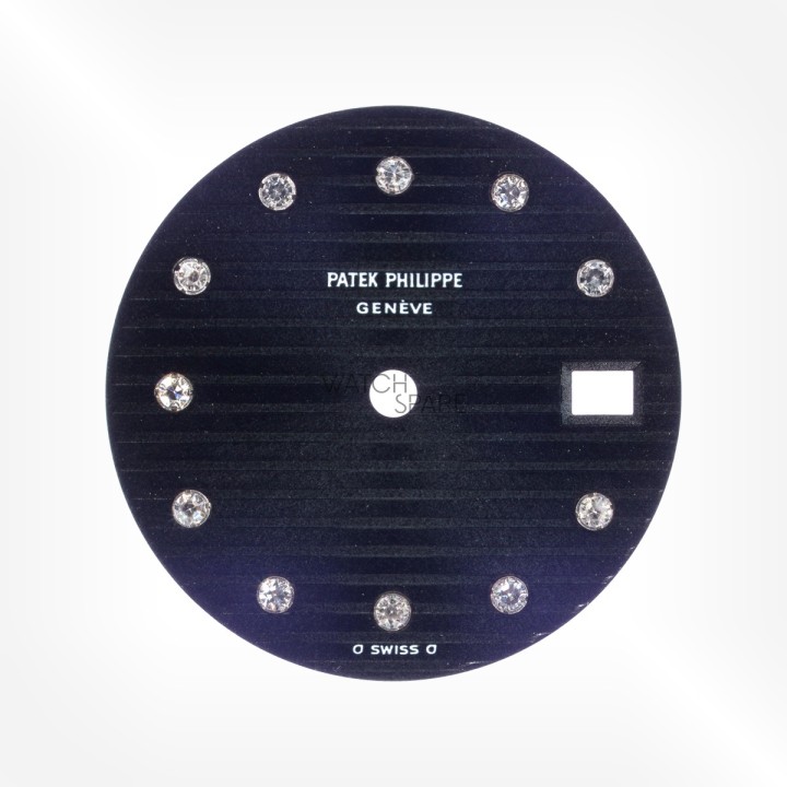 Patek Philippe - Dark Blue Dial with Diamond indexes 19.80mm Ref. 4700