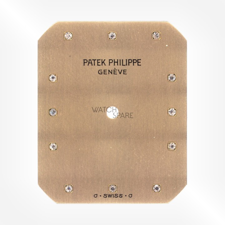 Patek Philippe - 3N Champagne Dial with Diamond indexes 24.41 x 19.95mm