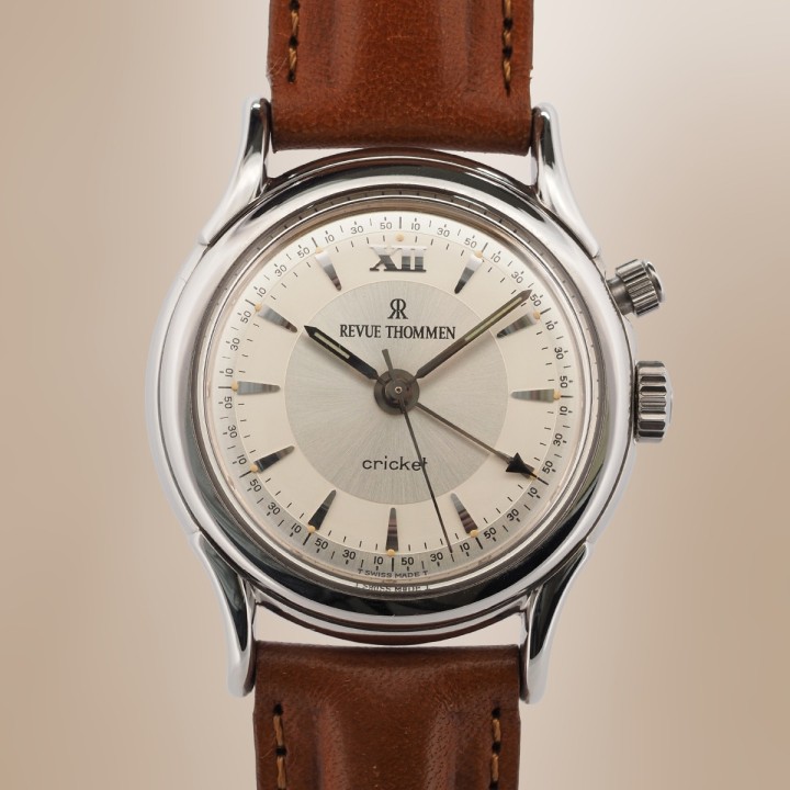 Revue Thommen - Cricket 1947 Alarm Manual Winding Vintage Full Set Circa 2000 Ref. 8010002 