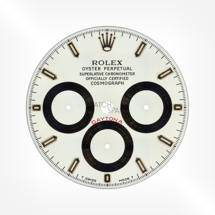 Rolex - White Daytona Dial with Gold indexes 28,51mm with hands
