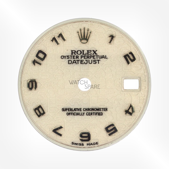 Rolex - White Datejust Dial 19,85mm with hands
