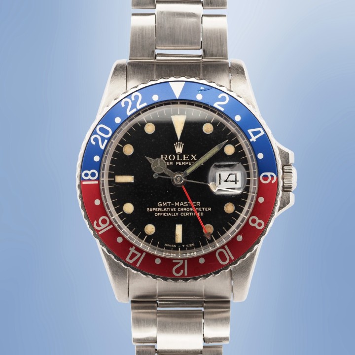 Rolex - GMT Master II "Pepsi" Gilt Dial Vintage Circa 1965 Ref. 1675 