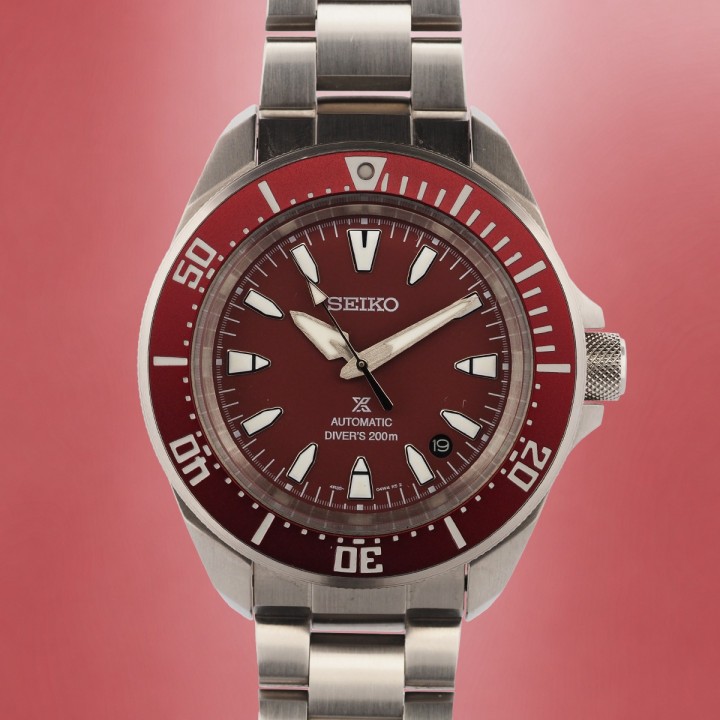 Seiko - Prospex Diver Red Samurai 4R35-0GK0 Circa 2025 Ref. SRPL11K1