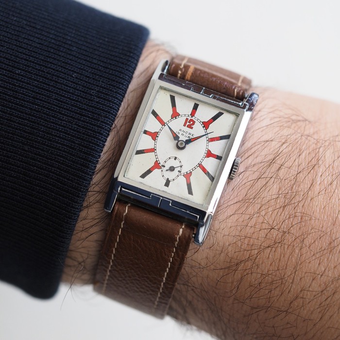 Ancre - Art Deco "Jumbo" 25x39mm Vintage