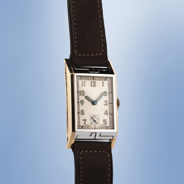 Tank - Two Tone Art Déco Vintage 21x37mm