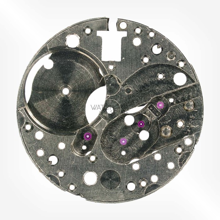 AS Cal. 1187 - Main plate 100