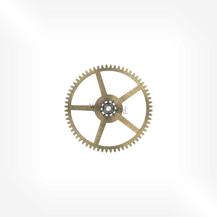 AS Cal. 1361 - Center wheel and pinion with cannon pinion, drilled 206