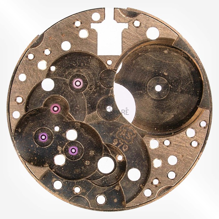 AS Cal. 970 - Main plate 100