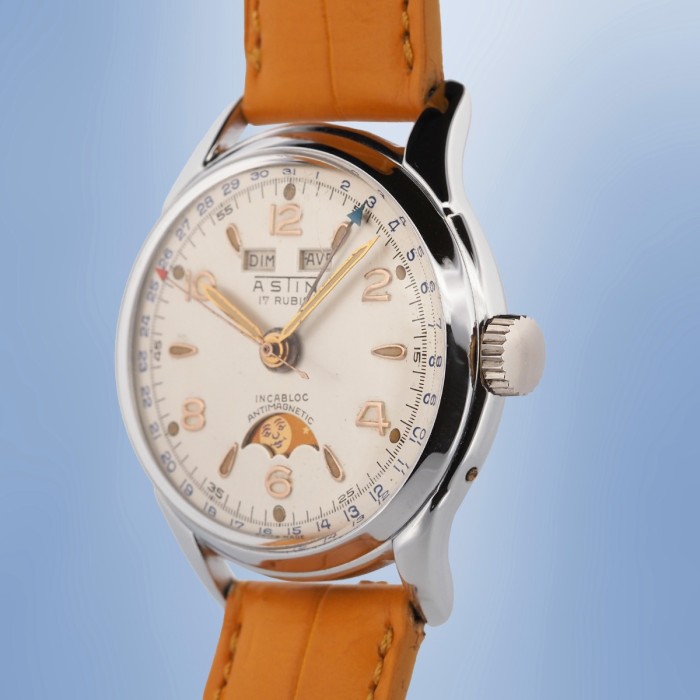 Astin - Vintage Triple Calendar Moonphase Ref. 3819