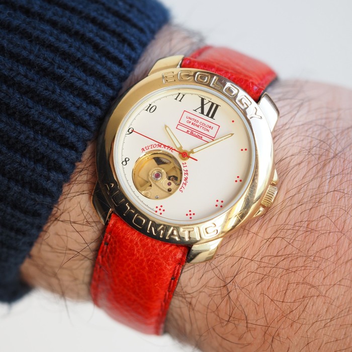 Bulova - Ecology United Colors of Benetton By Bulova Automatic Open Heart Ref. BN596