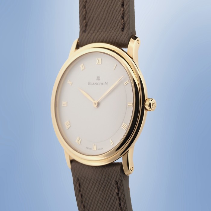Blancpain - Villeret Ultra Plate 18k Yellow Gold Circa 2000 Ref. 0021-1418-55