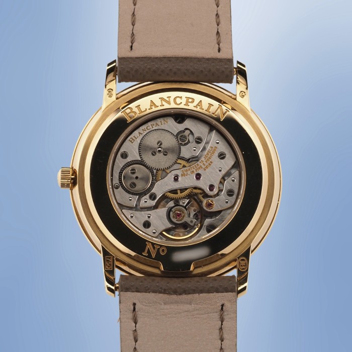 Blancpain - Villeret Ultra Plate 18k Yellow Gold Circa 2000 Ref. 0021-1418-55