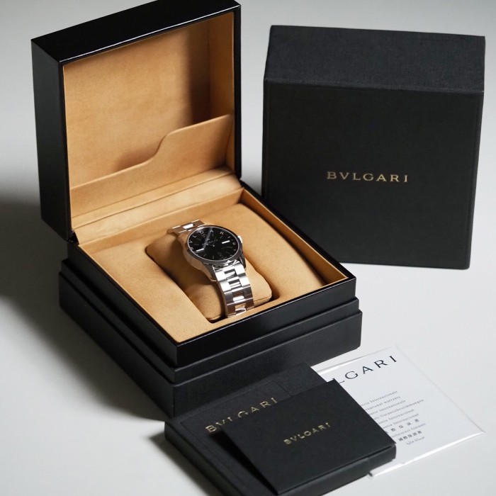 Bulgari - Solotempo Quartz Full Set Ref. ST 37 S